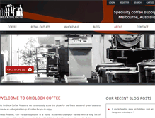 Tablet Screenshot of gridlockcoffee.com.au
